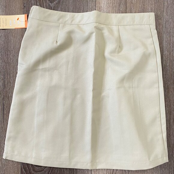 French Toast Girls Beige Pleated School Uniform Skirt Bundle Size 16 Adjustable - Picture 3 of 7